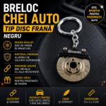 Paradox Since 1992 Breloc chei auto metalic tip disc frana negru (4-54-negru)