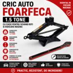 Paradox Since 1992 Cric auto foarfeca 1.5 tone cu cheie pentru schimb roti si ridicare masina (AD749)