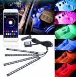 Paradox Since 1992 Kit lumini ambientale RGB 4 benzi LED Bluetooth 12V (AD030)