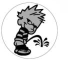 Paradox Since 1992 Sticker Funny Boy rotund 11 cm decor auto amuzant (ABT-109)