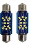 Paradox Since 1992 Becuri LED sofit C5W 41mm Canbus 12-24V 12 SMD alb rece (AD799)