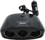 Olesson Adaptor bricheta auto 3 intrari 2x USB 100W Olesson 1635 12V 24V (1635)