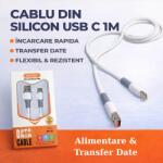 Paradox Since 1992 Cablu silicon USB C 1m alimentare si transfer date pentru telefon (AD USB-C)