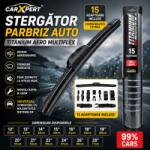 CarXpert Stergator parbriz CarXpert Titanium Aero Multiflex cu 15 adaptoare (WB215-15)