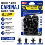 Paradox Since 1992 Cleme carenaj auto O11mm set 20 buc universale (20-74)