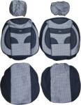 Paradox Since 1992 Huse scaune auto universale 5 locuri piele ecologica cu textil gri, set complet protectie interior (11-6-gri)