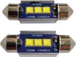 Paradox Since 1992 Becuri LED sofit C5W Canbus 12-24V 3 SMD 3030 alb rece 36 39 41 mm (AD901)