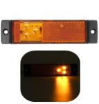 Paradox Since 1992 Lampa LED gabarit laterala 3 LED cu reflector 12-24V (20-59-galbena)