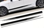Paradox Since 1992 Stickere laterale auto racing negre 190x9 cm set tuning sport (G25DUNGI)