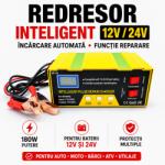 Paradox Since 1992 Redresor baterie auto inteligent 12V 24V cu protectii (AD611)
