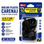 Paradox Since 1992 Cleme carenaj auto cu surub O7mm set 20 buc dibluri plastic (20-75)