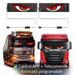 Paradox Since 1992 Set 2 panouri LED RGB Devil Eyes auto, ochi camion, control APP 595x120 mm (AD821-SET)