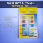 Paradox Since 1992 Set sigurante auto mini plate 12V 10 buc tip lama (AD666)