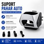 Paradox Since 1992 Suport auto pentru pahar cu prindere in grila ventilatie color (8-11-gri)