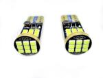 Paradox Since 1992 Becuri LED T10 W5W 27 SMD 12V 24V lumina alba pozitie auto set 2 buc (20-159)