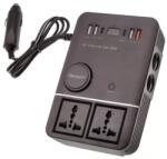 OLESSON Invertor auto Olesson 1661 12V la 220V 200W cu USB si protectii multiple (1661)