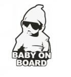 Paradox Since 1992 Sticker auto Baby On Board 11.5x8 cm diverse culori (ABT-283)