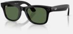 Ray-Ban Ray-Ban Meta Wayfarer Gen 2 High Bridge Fit Shiny Black G-15 Green 53-22 (RW4012 601/71 53-22)