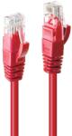 Lindy Cablu de retea Lindy 2m Cat. 6 U UTP, conector A: RJ45 Male conector B: RJ45 Male, latime de banda suportata 250MHz, rosu (LY-48033)
