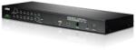 ATEN Switch KVM Aten, Raft pentru montat echipamente 1U Negru, Numar de calculatoare: 256, Tastatura de tip port: USB, PS 2 Mouse tip de port: USB, PS 2 Video Type portul: VGA, QXGA 2048 x 1536 Pixel, mate