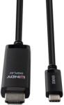 Lindy Cablu adaptor Lindy USB C to HDMI 8K60, lungime cablu 2m, Standard: HDMI 2.1 with 48Gbps, Chipset: CS5565AN, Supported Bandwidth: 48Gbps Maximum Resolution: 7680x4320 60Hz, 3840x2160 144Hz (LY-43434) 