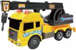 Cevodle Vehicule Cu Lumini, Sunete Si Frictiune, Scara 1 14, 27cm, Macara Galbena (cev14516-3002gal)