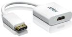ATEN Adaptor ATEN VC985-AT. Conector 1: DisplayPort, Conector 2: HDMI, Conector 1 gen: Tata. Greutate: 35 g, Latime: 45 mm, Adancime: 180 mm. Latime de ambalaj: 19 mm, Adancimea de ambalaj: 120 mm, Inaltim