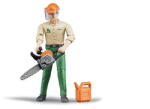 BRUDER bworld Forestry worker with accessories (60030) (60030) Figurina