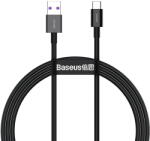 Baseus USB la USB Type-C Superior, 1 m, Fast Charge, 66W, CATYS-01, Negru (026618) - vexio