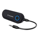 Techstar Adaptor Audio Bluetooth Techstar® T12, Bluetooth 5.0, Microfon Incorporat, AUX 3.5 mm, Hands Free, pentru PC/TV/Auto, Negru (SKU2389)