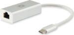LevelOne Placa de retea LevelOne USB-0402, Ethernet 1000 Mbit/s, Srebrie, Alb (10614221)
