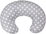 WOMAR Perna pentru gravide si alaptat COMFORT EXCLUSIVE 160 cm cu poliester Womar Zaffiro AN-PK-16CE (AN-PK-16CE_Gri/Alb Buline) - dwyn