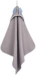 Infantilo Prosop de baie Infantilo cu gluga Waffle Bunny 80x80 cm, Gri (IF2511_Gri)