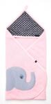 Womar Zaffiro Prosop de baie Zaffiro Elefant 80x80 Womar AN-ZE-80 (AN-ZE-80_Roz/Gri)