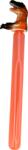 Keycraft Bagheta baloane de sapun Dino 40cm Keycraft KCNV344, Portocaliu (KCNV344_Portocaliu) Tub balon de sapun
