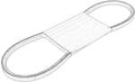 PERKINS Curea Transmisie Accesorii (pk1010) Atlas Ar 30 Ar 35 Ar 35 Super Ar 40 Jcb 208s 8025 8025 Cts 8025 Zts 8026 Cts 8030 (T80109107-PER)