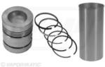 VAPORMATIC Piston cu Manson Set Jcb 3cx Landini 16500 16550 17500 17550 530 L 530 V 6830 6840 Massey Ferguson 16 150 1715 174 24 (VPB9623)