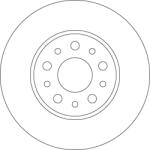 TRW Disc Frana Df6228 Fiat 500L (DF6228)
