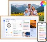 BlackView Hub familial inteligent Blackview NEST 10, Wi-Fi 6, 10.1 Touchscreen HD+, Quad-Core, 2GB RAM, 32GB, Rama Foto, Smart Calendar, Sincronizare Google iCloud iFrameo, MicroSD, Difuzor, Lemn Natural