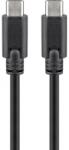 Goobay USB 3.1 Type C Összekötő Fekete 1m 67976 (67976)