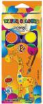 S-Cool Acuarele 12 culori, 28 mm + pensula, Premium S-Cool SC228 (SC228)