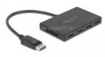 DELOCK 87794 4xDisplayPort 1.4 kimenet - 1xDisplayPort bemenet splitter (DL87794) (DL87794)
