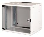 ASSMANN SOHO PRO 19" 9U 460x540x400mm üvegajtós szürke fali rack szekrény (DN-49204)