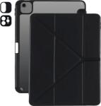 AlzaGuard Clear Flip Case, iPad Pro 12.9" (2018-2022)/iPad Air 13" (2024-2026) és Pencil, fekete (AGD-TCCF009B)