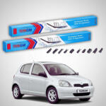 TeamCar Ștergătoare Toyota Yaris P1 Hatchback France 2001-2006 | Set Față Flat Premium - TeamCar® (TC-YP1F-5338FLP)