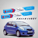 TeamCar Ștergătoare Toyota Yaris P9 Hatchback 2005-2011 | Set Față Flat Premium - TeamCar® (TC-YP9F-6035FLP)
