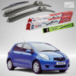 TeamCar Ștergătoare Toyota Yaris P9 Hatchback 2005-2011 | Set Față și Spate Flat - TeamCar® (TC-YP9F-6035FS)