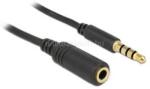 Delock hosszabbító kábel sztereó 3.5 mm jack apa / anya iPhonehoz 4 érintkezos 3 méteres (DL84668) (DL84668)
