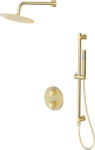 Cersanit Zen set de duș ascuns cu termostat cu duș de ploaie auriu S1001-137 (S1001137)