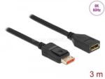 Delock DisplayPort bővítőkábel 8K 60 Hz 3 m (DL87072) (DL87072)